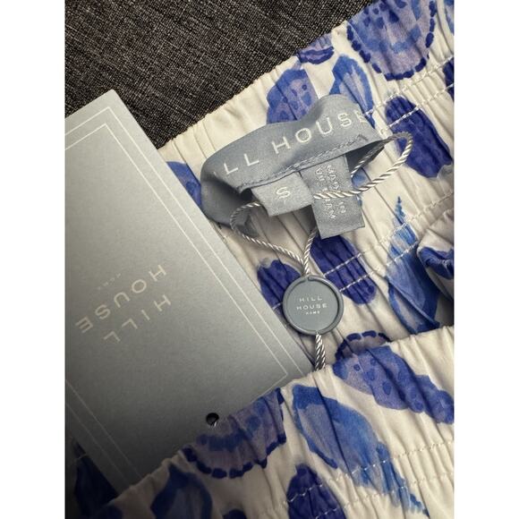 Hill House The Livie Nap Shorts Blue Shell Mosaic Cotton Size Small NWT - Picture 6 of 7
